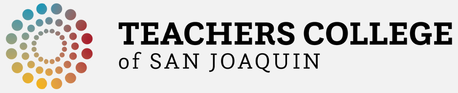 Teachers College of San Joaquin logo