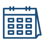 Image of standing calendar.