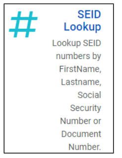 Step 3. SEID Lookup link