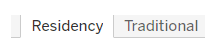 Dashboard tabs